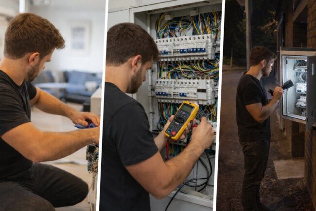 Elektrikář Brno při opravě elektroinstalace a havarijním výjezdu